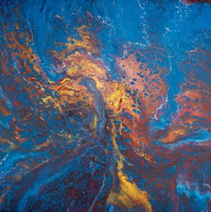 Burning Bush canvas print by JJ Roach