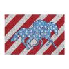 Patriotic Horses paper print by JJ Roach